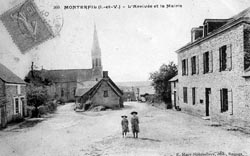 Monterfil - l'Arriv�e et la Mairie